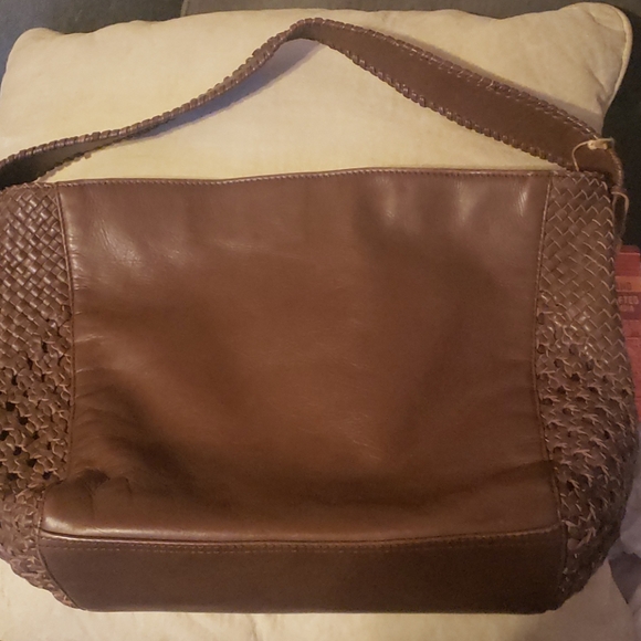 Genuine Brown  Leather Hobo Bag - Picture 13 of 13